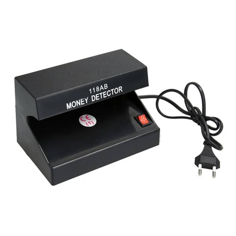 Детектор за пари AD-118AB, банкноти, UV фенер, 220VAC, 4W