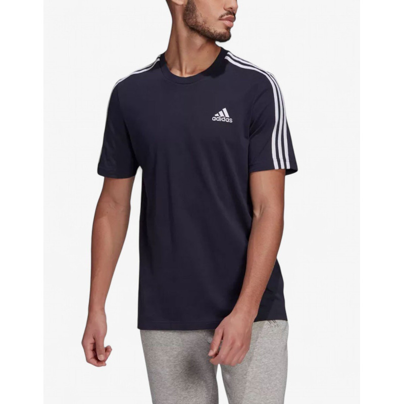 ADIDAS Sportswear Essentials 3-Stripes Tee Dark Blue