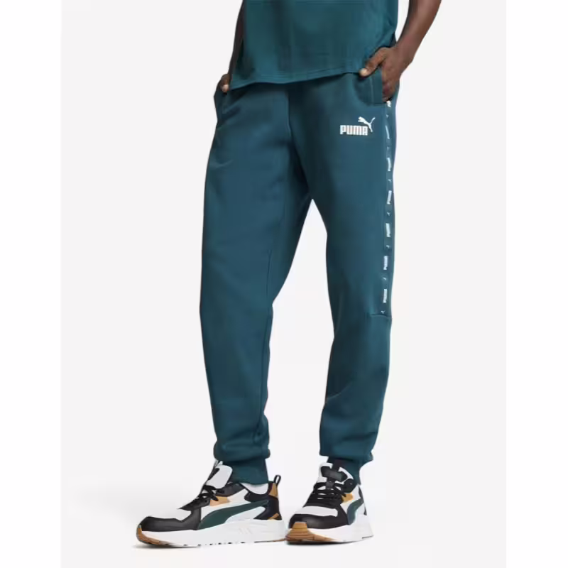 PUMA Essentials+ Tape Sweatpants Green