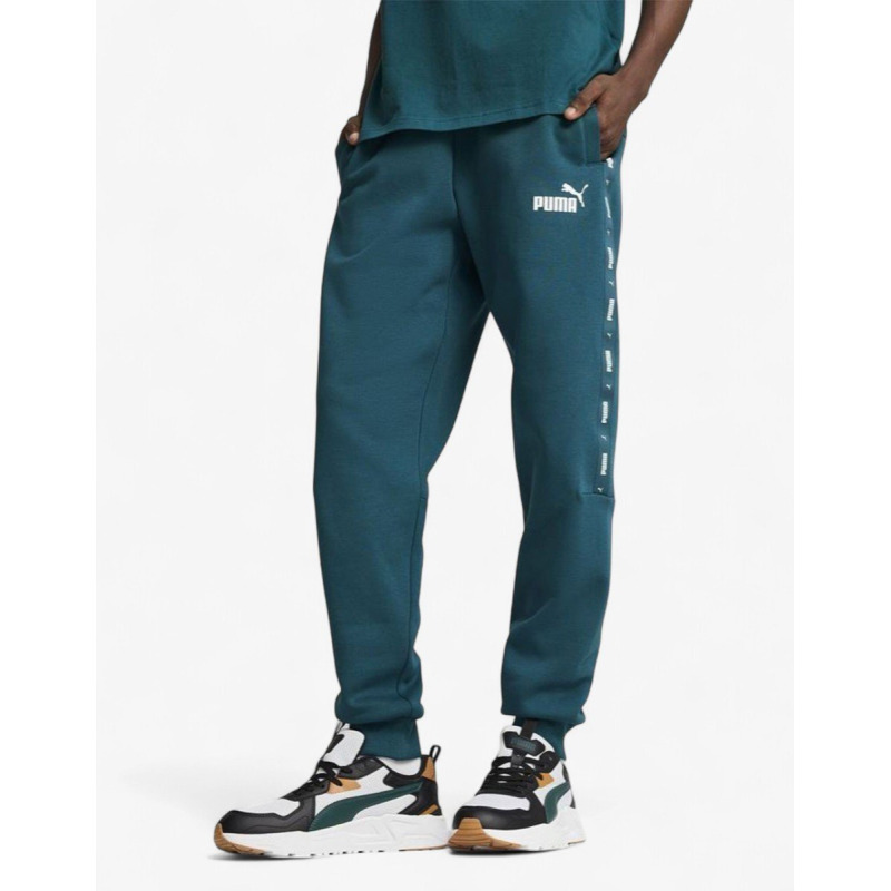 PUMA Essentials+ Tape Sweatpants Blue