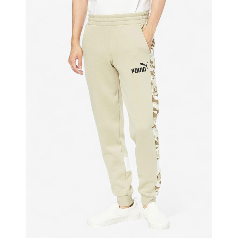 PUMA Essentials Camo Pants Beige
