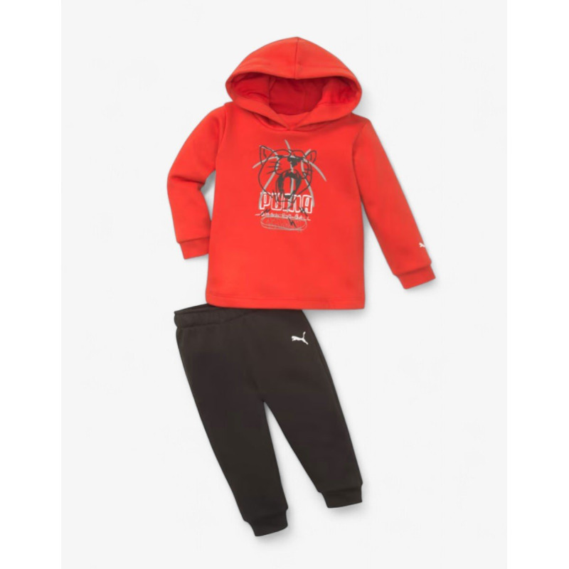 PUMA Minicats Basketball Set Red/Black