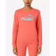 PUMA Logo Crew And Leggings Set Pink