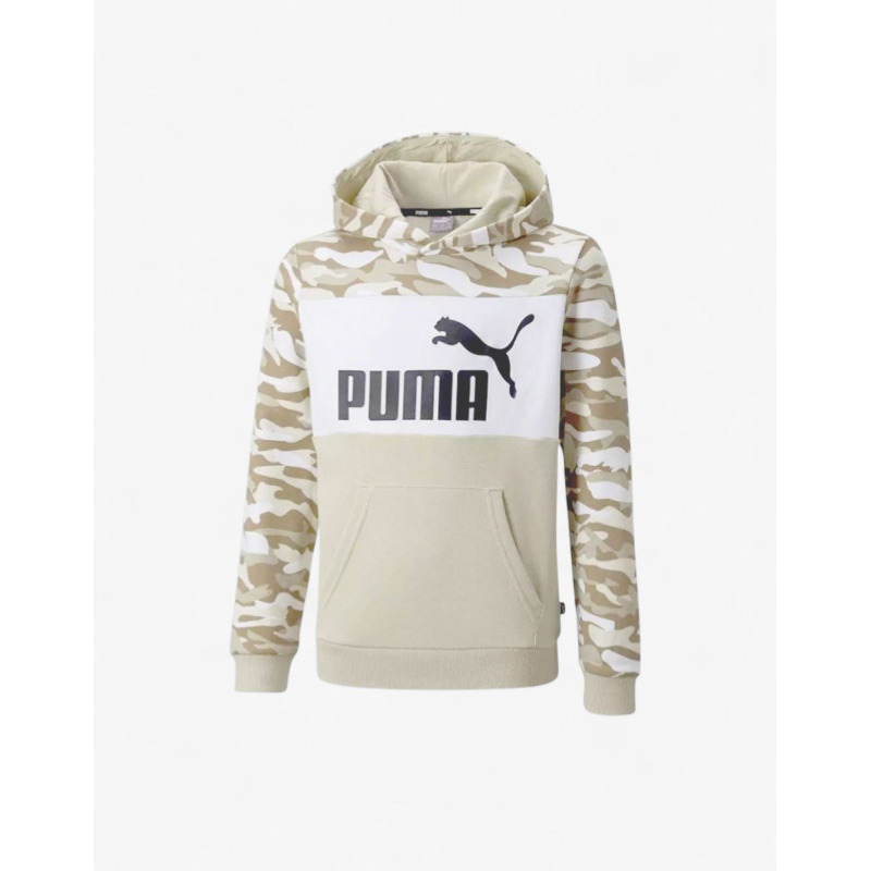 PUMA Essentials Camo Hoodie Beige