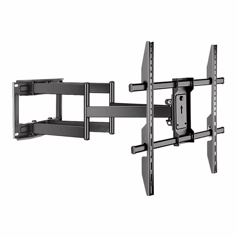 Стойка за телевизор No brand, За стена, С подвижно рамо, До 100", Черен - 17938