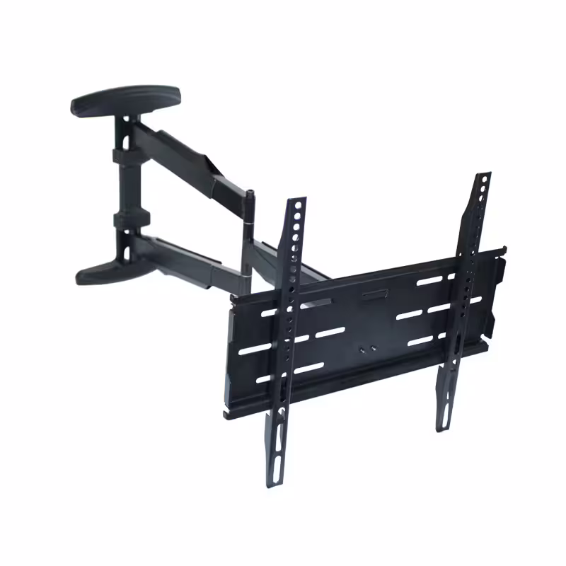 Стойка за телевизор No brand, За стена, С подвижно рамо, До 65", Черен - 17931