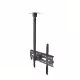 Стойка за телевизор No brand, За таван, Фиксирана, До 75", Черен - 17944