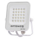 Прожектор FL20-B3, LED SMD, клас F, бял, 220VAC, 20W, 6000K, IP65