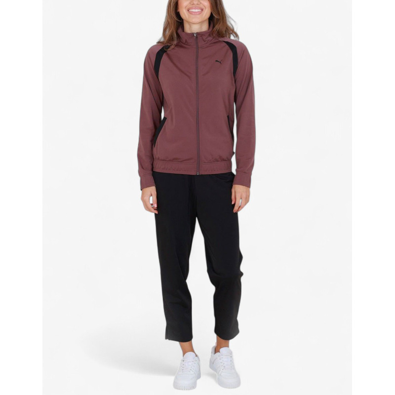 PUMA Classic Tricot Tracksuit Purple/Black