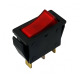 Ключ T120-11, 3pin, 2 положения, светещ, червен, 250VAC, 15A, 28x11mm, SPST