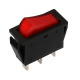 Ключ T120-33, 3pin, 2 положения, светещ, червен, 250VAC, 15A, 28x11mm, SPST