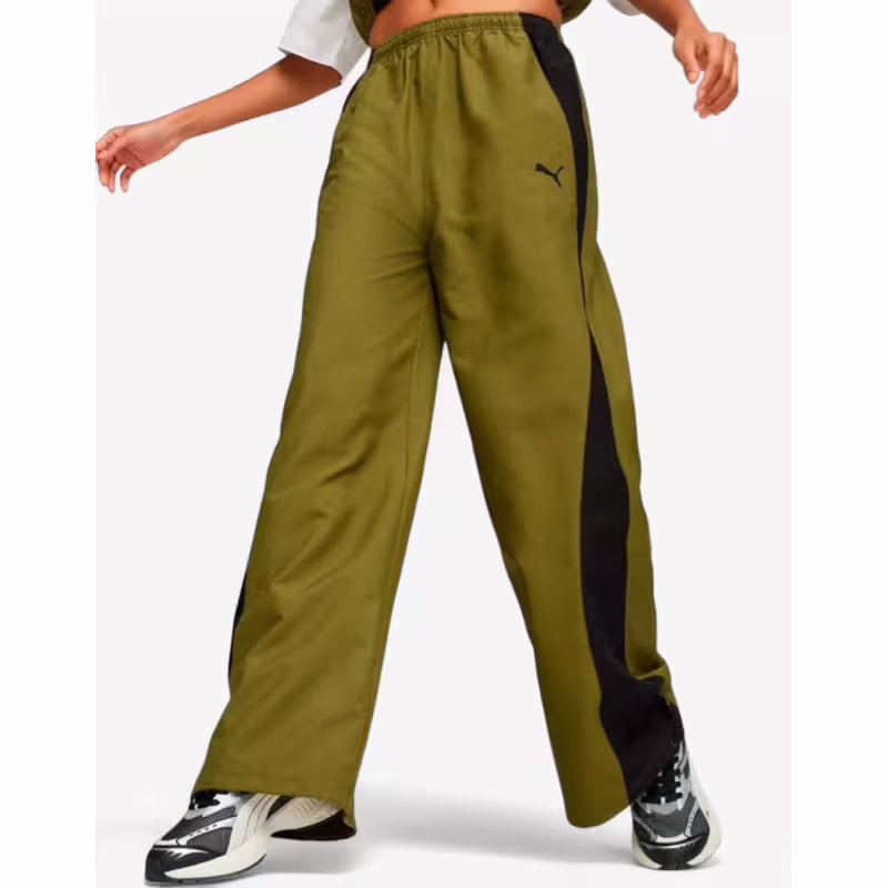 PUMA Dare To Relaxed Parachute Pants Green