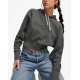 PUMA Classics+ Relaxed Cropped Hoodie Grey