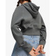 PUMA Classics+ Relaxed Cropped Hoodie Grey
