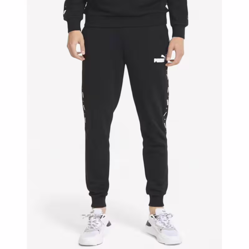 PUMA Essentials+ Tape Sweatpants Black