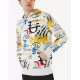 PUMA Booster Printed Basketball Hoodie White/Multicolor