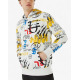 PUMA Booster Printed Basketball Hoodie White/Multicolor