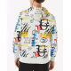 PUMA Booster Printed Basketball Hoodie White/Multicolor
