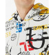 PUMA Booster Printed Basketball Hoodie White/Multicolor