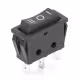 Ключ T120-3, 3pin, 3 положения, черен, 250VAC, 15A, 28x11mm, SPDT