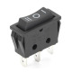 Ключ T120-3, 3pin, 3 положения, черен, 250VAC, 15A, 28x11mm, SPDT