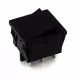 Ключ T120-11, 4pin, 2 положения, черен, 250VAC, 6,5A, 22x19mm, DPDT