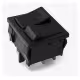 Двоен ключ T120-11, 6pin, 2х2 положения, черен, 250VAC, 3A, 22x19mm, DPDT