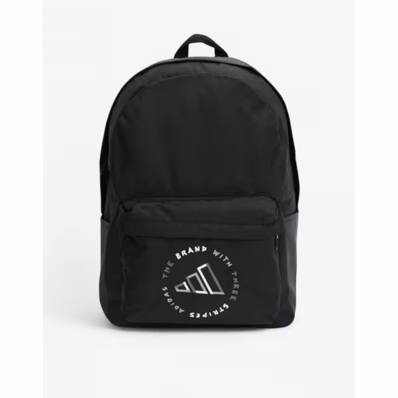 ADIDAS Classic Print Backpack Black