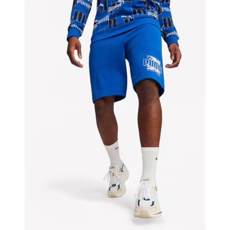 PUMA Essentials+ Palm Resort Sweat Shorts Blue