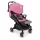Сгъваема бебешка количка GLOBBER STROLL LITE в пастелно розов цвят