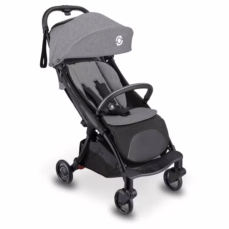 Сгъваема бебешка количка GLOBBER STROLL LITE в сив цвят