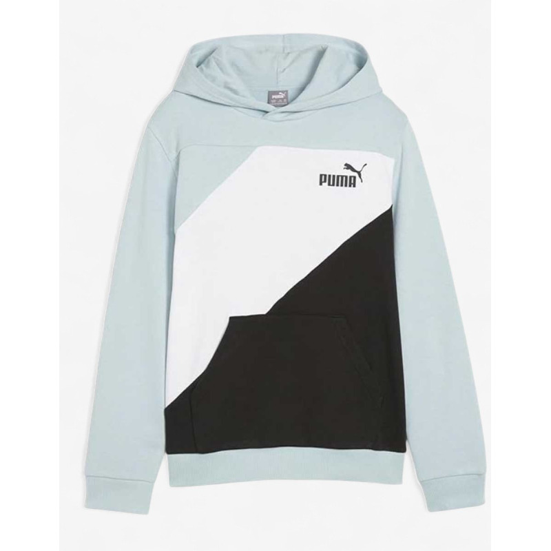 PUMA Power Colorblock Hoodie Turquoise/Black