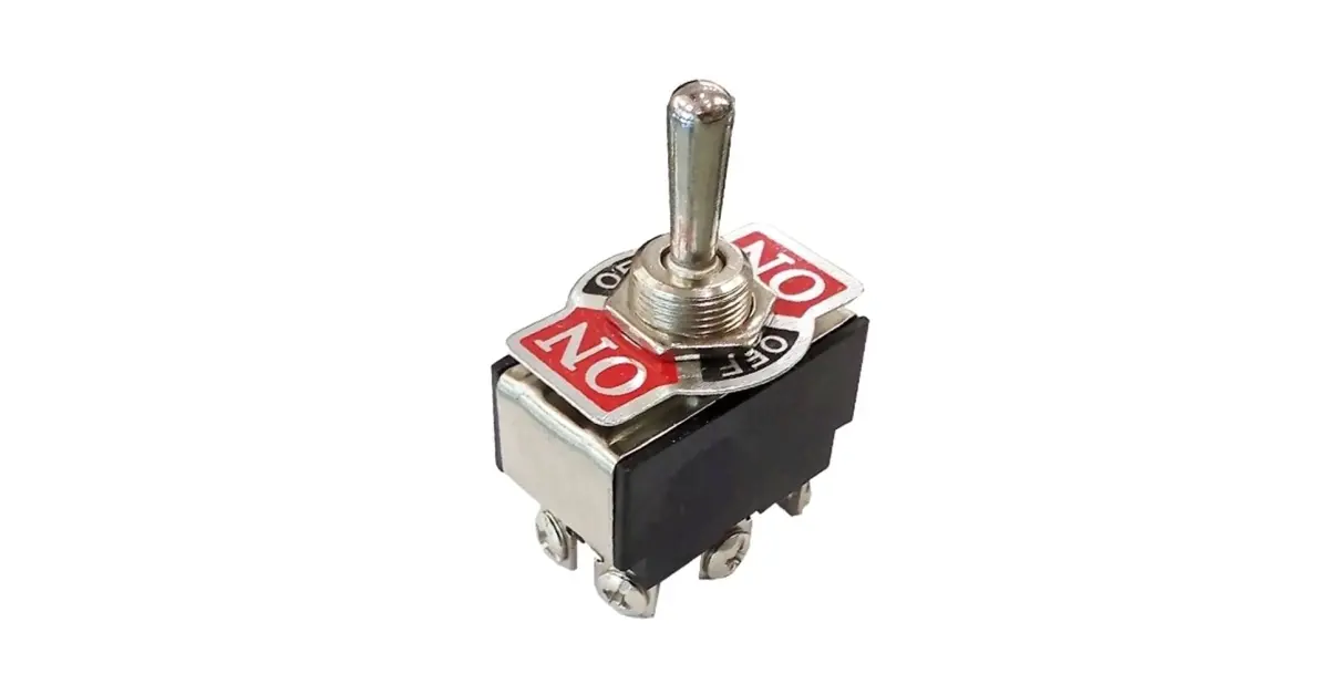 Ключ с лост KN3B-211, ЦК, 6pin, 2 положения, незадържащ, черен, 250VAC ...