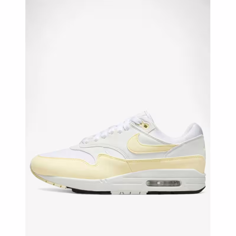 NIKE Air Max 1 Shoes White/Yellow