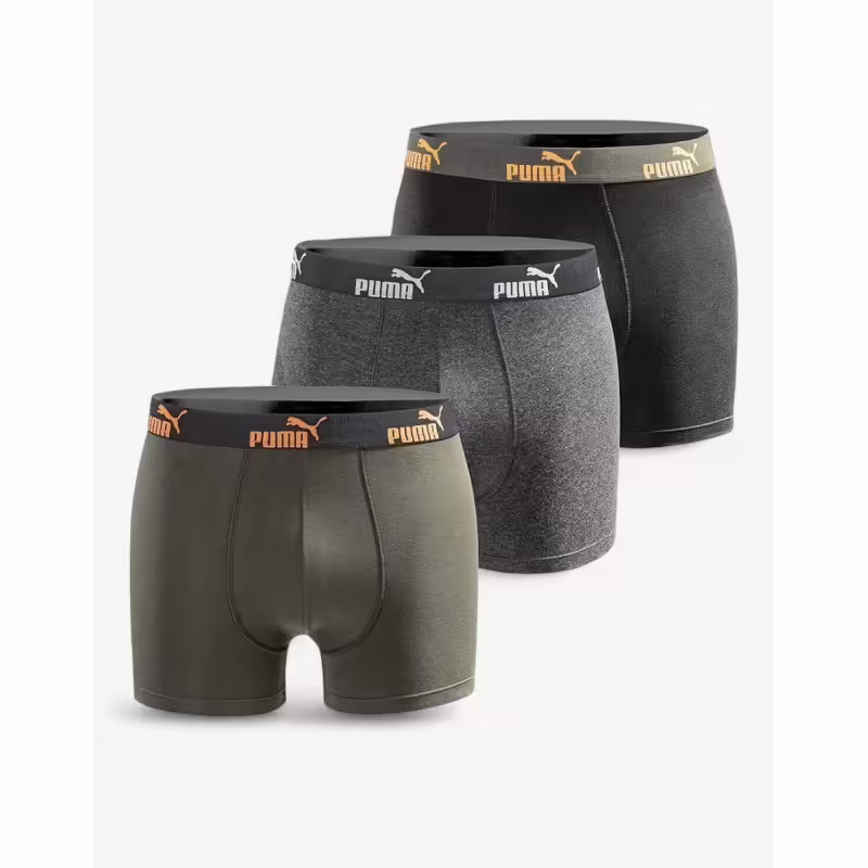 PUMA 3-Packs Boxer Shorts Orange