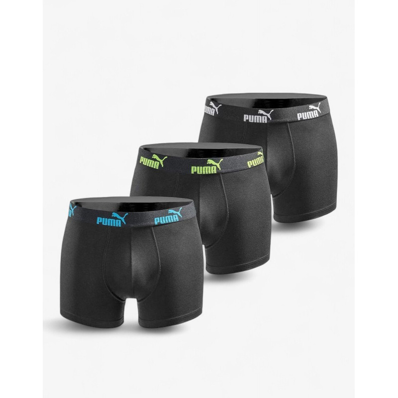 PUMA 3-Packs Boxer Shorts Tripple Black