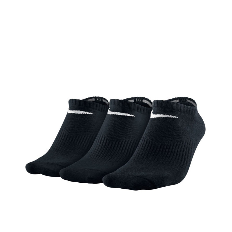 NIKE 3-Packs Lightweight No-Show Training Socks Black