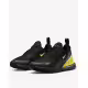 NIKE Air Max 270 Gs Shoes Black/Yellow