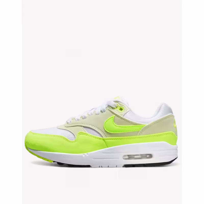 NIKE Air Max 1 Shoes White/Green