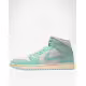 NIKE Air Jordan 1 Mid Shoes White/Blue
