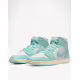 NIKE Air Jordan 1 Mid Shoes White/Blue