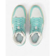NIKE Air Jordan 1 Mid Shoes White/Blue