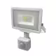 Прожектор FL10-B2, сензор за движение, PIR, LED SMD, клас F, бял, 220VAC, 10W, 6000K, IP65