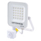 Прожектор FL20-B3, сензор за движение, PIR, LED SMD, клас F, бял, 220VAC, 20W, 6000K, IP65