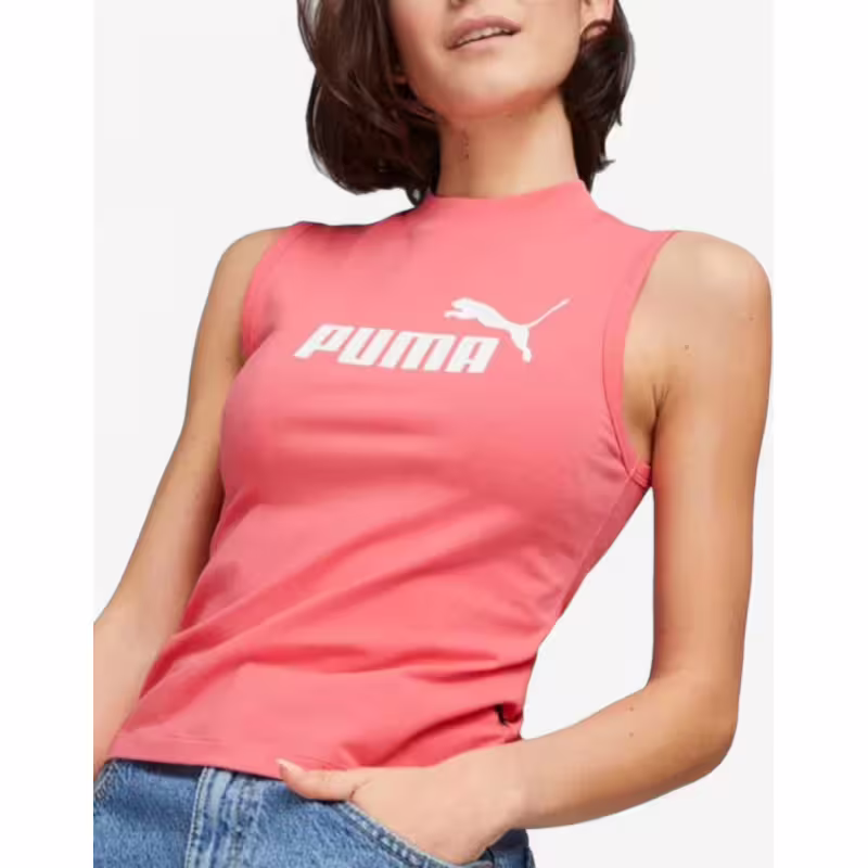 PUMA Ess Logo Tank Red