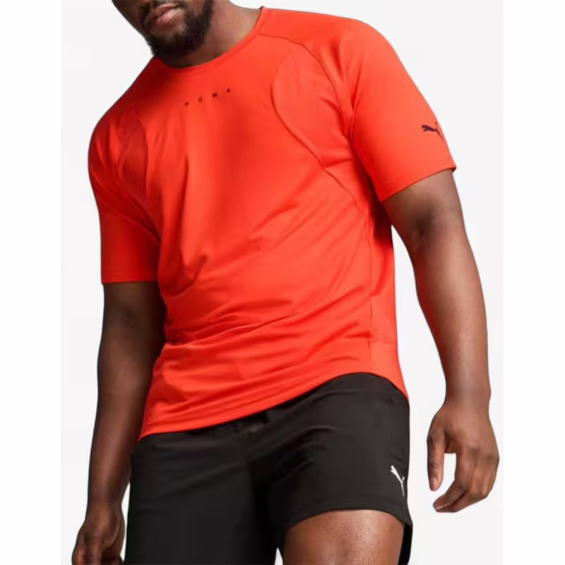 PUMA Cloudspun Soft Breathable Tee Orange