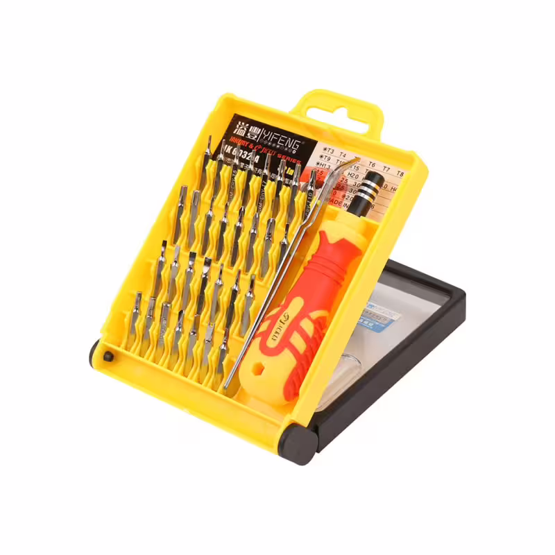 Отвертка комплект с накрайници JK-6032-A, лаптоп, телефон, 32бр.