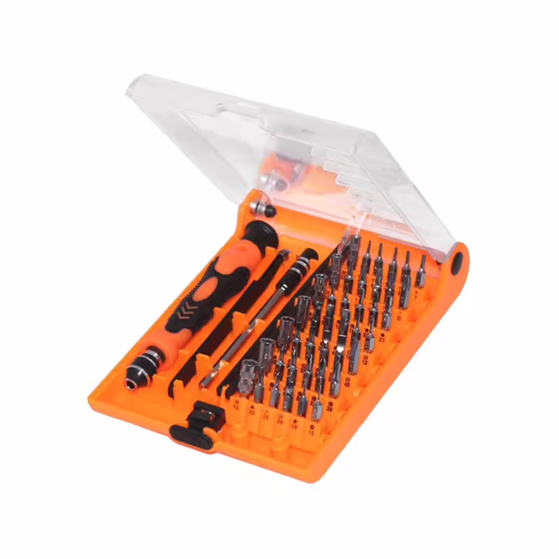 Отвертка комплект с накрайници PS6045, лаптоп, телефон, 45бр.