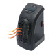 Настолна вентилаторна печка BD-167, духалка за стая, таймер, ДУ, 220VAC, 400W