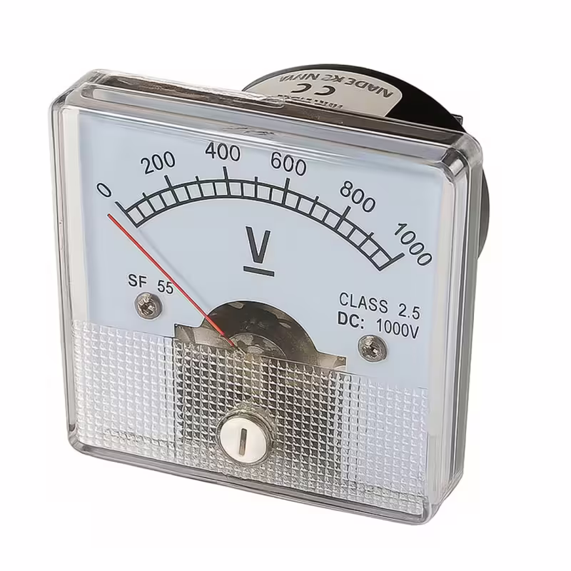 Волтметър SF-50, DC, директен, 1000V, 50x50mm, Ф44mm